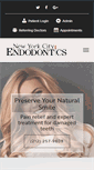 Mobile Screenshot of nycendodontics.com